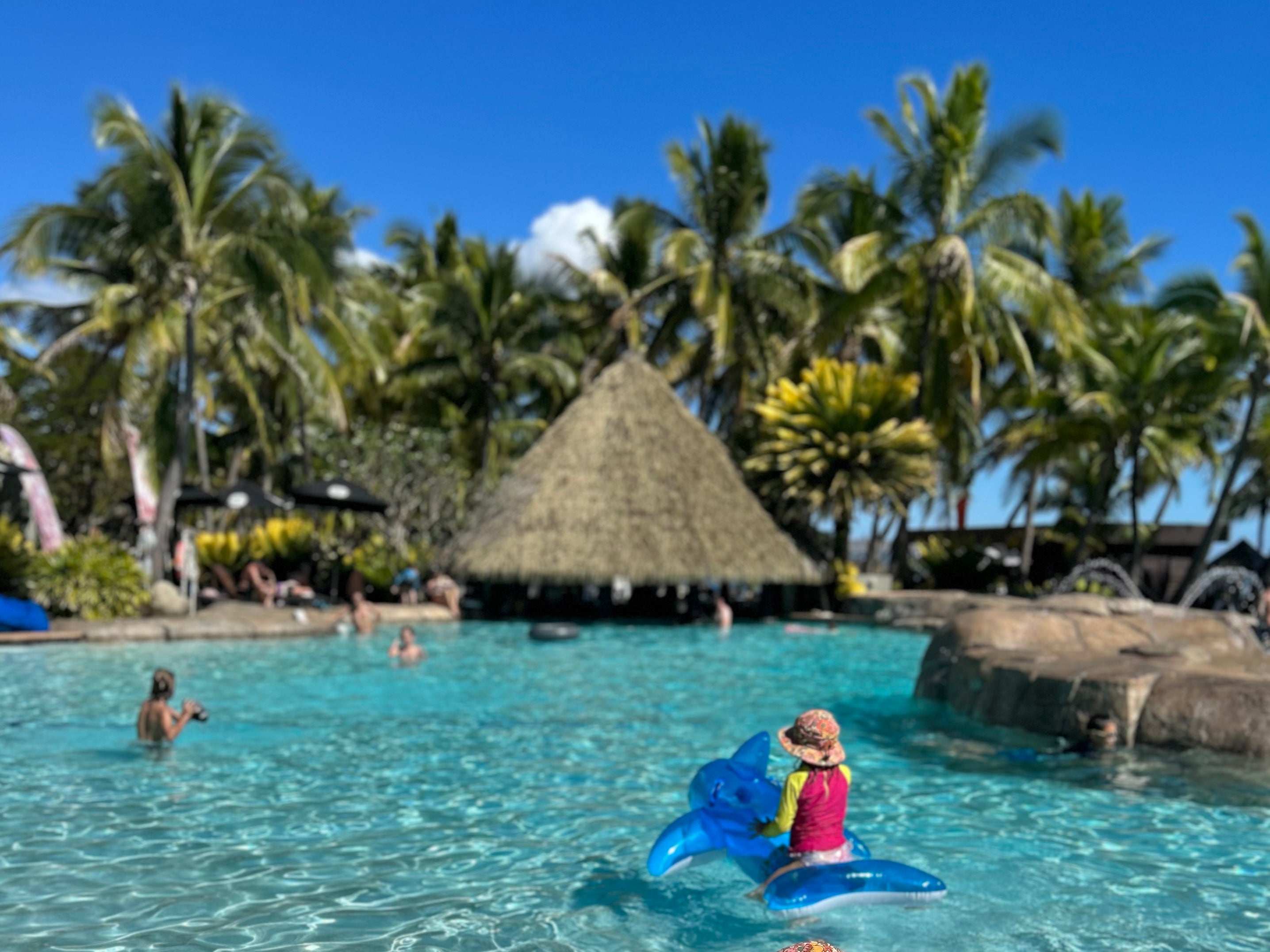 Staying healthy when on a Fijian family holiday.