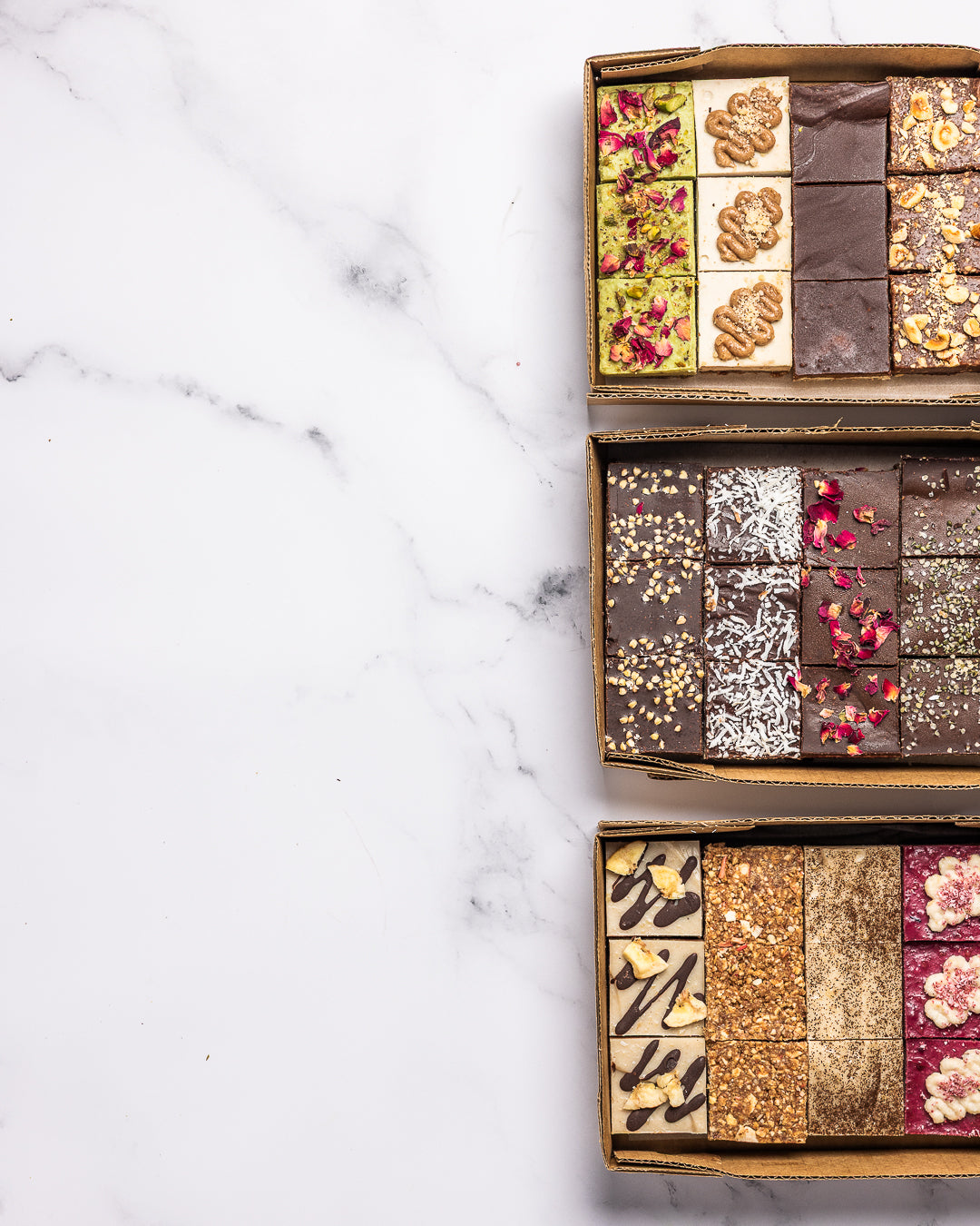 Assorted slices